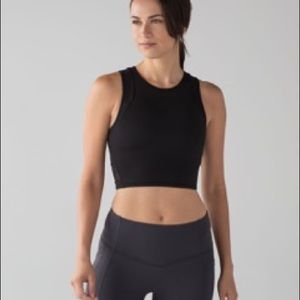 Cropped Lululemon Mesh back tank